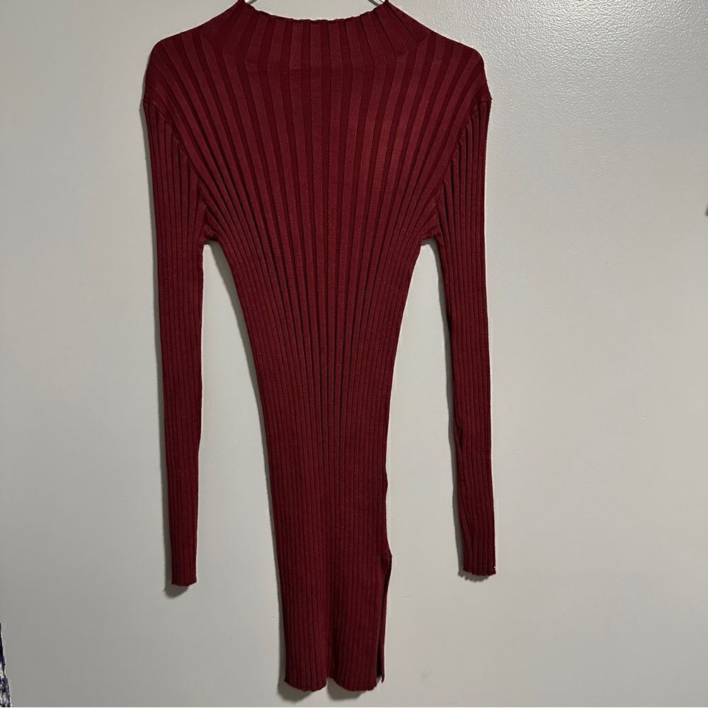 Forever 21 ribbed fitted sweater dress. Size L.